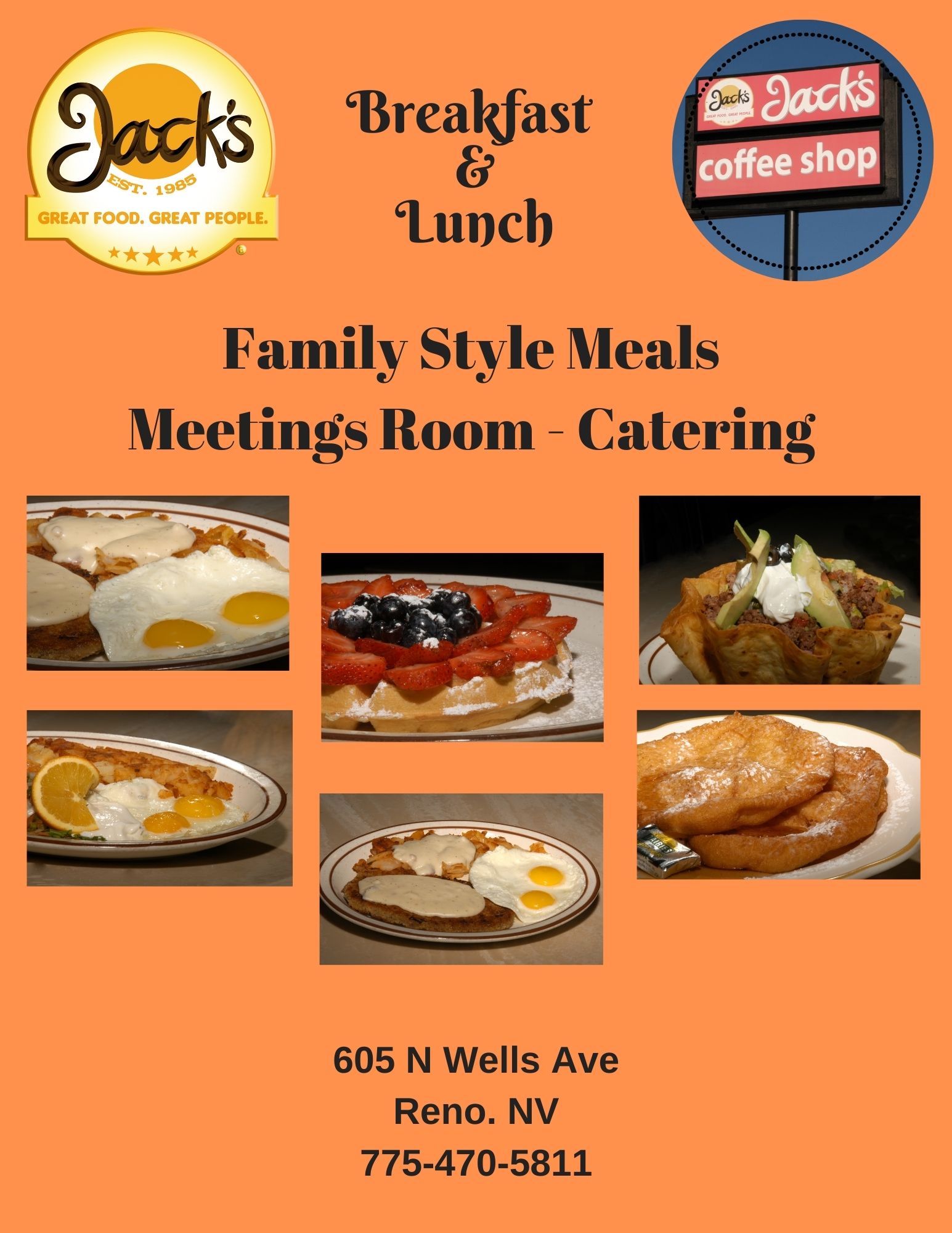 Jacks Coffee Shop Gift Certificates Western Trade Alliance Reno Trade and Barter Company